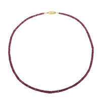 Collana in argento con Granato Magenta