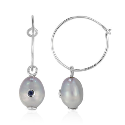 Orecchini in argento con Perla di Acqua Dolce (TPC)