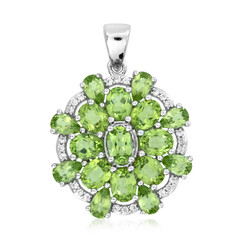Ciondolo in argento con Peridoto