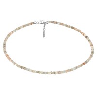 Collana in argento con Pietra di Luna Kangeyam