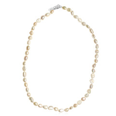 Collana in argento con Perla di Acqua Dolce (TPC)