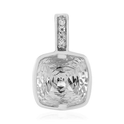 Ciondolo in argento con Topazio Bianco Reale (PHANTASIA)