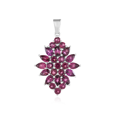 Ciondolo in argento con Rodolite