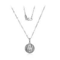 Collana in argento con Topazio Bianco