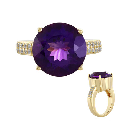 Anello in argento con Ametista Siberiana