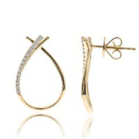Orecchini in oro con Diamante I1 (H) (CIRARI)