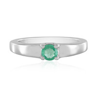 Anello in argento con Smeraldo Etiope