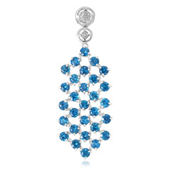 Ciondolo in argento con Apatite Blu Royal
