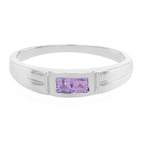 Anello in argento con Zaffiro Ceylon Porpora (non riscaldato)