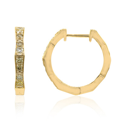 Orecchini in oro con Diamante Fancy SI2 (CIRARI)