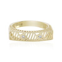 Anello in oro con Diamante I2 (J) (Ornaments by de Melo)