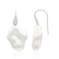 Orecchini in argento con Perla di Acqua Dolce (TPC)