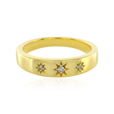 Anello in argento con Diamante PK (J)