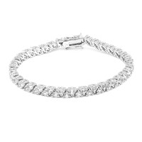 Bracciale in argento con Topazio Bianco