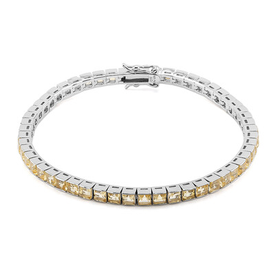 Bracciale in argento con Citrino