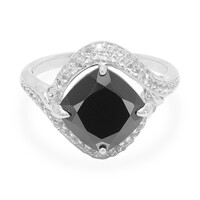 Anello in argento con Spinello Nero