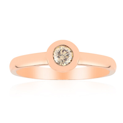 Anello in oro con Diamante Rose de France SI1 di Argyle (Annette)