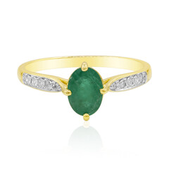 Anello in oro con Smeraldo Zambia (Adela Gold)