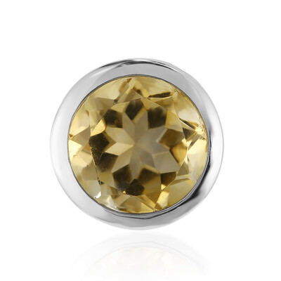 Ciondolo in argento con Citrino (MONOSONO COLLECTION)