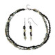 Parure in argento con Tormalina Nera