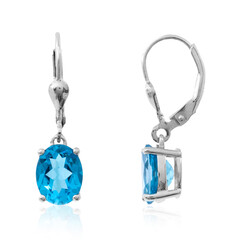 Orecchini in argento con Topazio Marambaia
