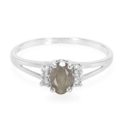 Anello in argento con Labradorite