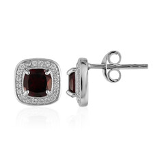 Orecchini in argento con Granato