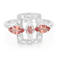 Anello in argento con Rubino Tramonto