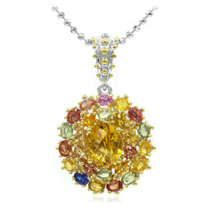 Collana in argento con Citrino (Dallas Prince Designs)