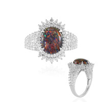Anello in oro con Opale Matrice Andamooka (AMAYANI)