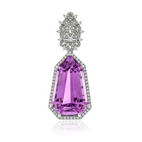 Ciondolo in oro con Kunzite Patroke (AMAYANI)