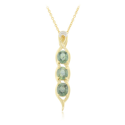 Collana in oro con Zaffiro (non riscaldato) (AMAYANI)