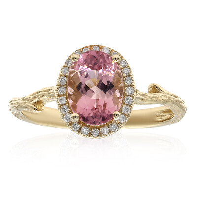 Anello in oro con Tormalina Neon del Congo (Smithsonian)