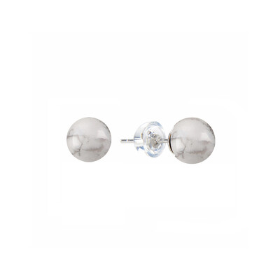 Orecchini in argento con Magnesite