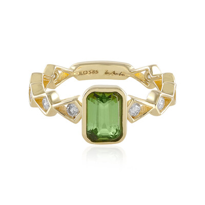 Anello in oro con Tormalina Brasiliana (de Melo)