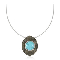 Collana in argento con Quercia Nera