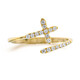 Anello in oro con Diamante I1 (H) (CIRARI)