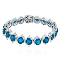 Bracciale in argento con Fluorite Cangiante (Dallas Prince Designs)