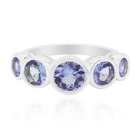 Anello in argento con Tanzanite (non riscaldata)