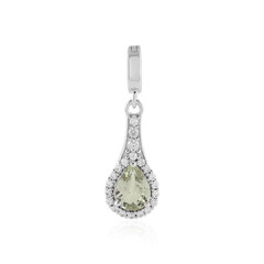 Ciondolo in argento con Granato Menta Merelani
