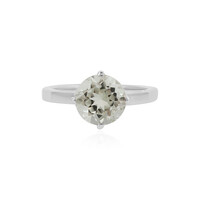 Anello in argento con Ametista Verde