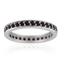 Anello in argento con Granato