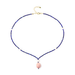 Collana in argento con Opale Rosa
