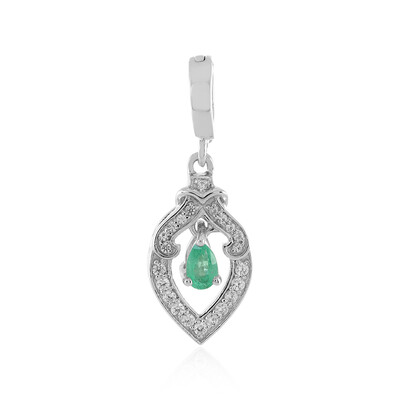 Ciondolo in argento con Smeraldo Etiope