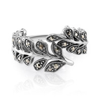 Anello in argento con Marcassite