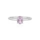 Anello in argento con Kunzite