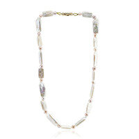 Collana in argento con Perla Keshi (TPC)
