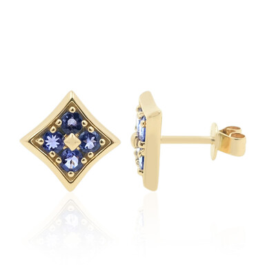 Orecchini in oro con Tanzanite AAA (de Melo)