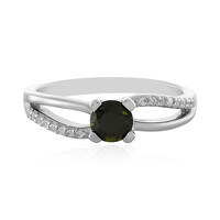 Anello in argento con Zircone Ceylon Verde