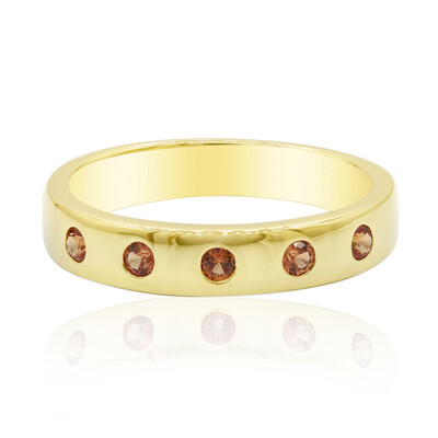 Anello in argento con Zaffiro Arancione